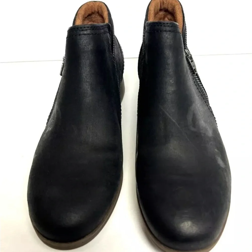 Cobb Hill Womens Crosbie Bootie Black Size 6 W